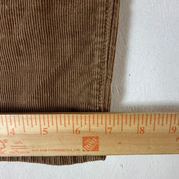 J Crew 770 Straight Fit Corduroy Pants Men's 31x32 Brown Casual Stretch Pants - Picture 10 of 10